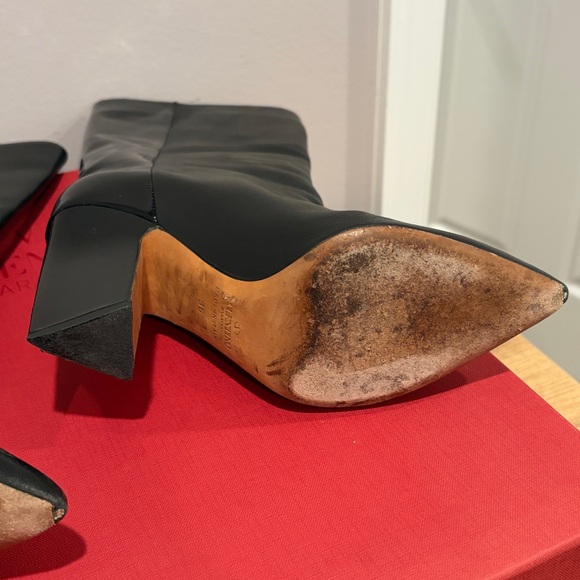 Valentino Black Heeled Boots - Picture 9 of 14